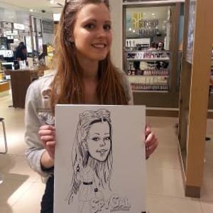Caricature on Corporate Event