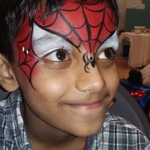 Spiderman ( half face)