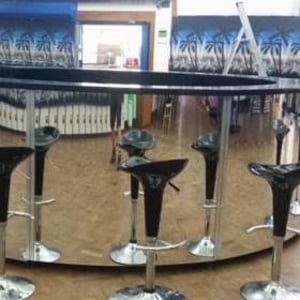 Round Mirrored Bar, Devoted Deluxe