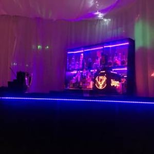 Black mirrored led bar Devoted Deluxe