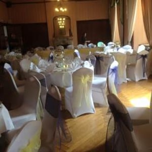 St Augustines Wedding Breakfast Set Up