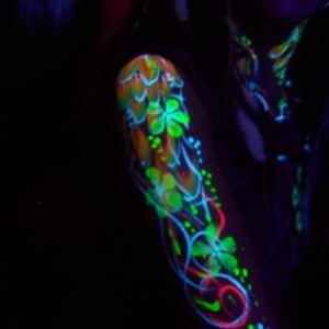 UV painting - Psytrance night - Frome