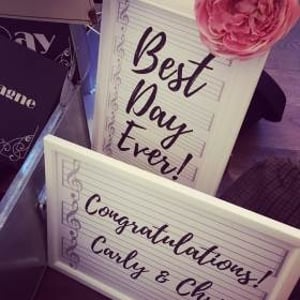 Custom props for a unique photo booth experience!