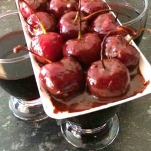 Port and cherry digestif