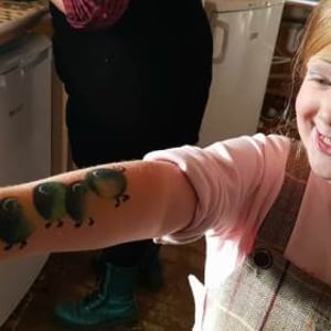 Face paint Caterpillar