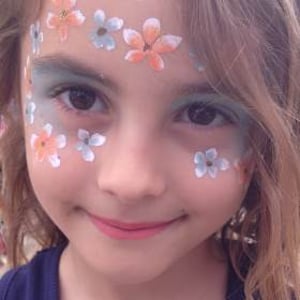 Face paint Flowers 2