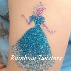 Princess Glitter Tattoo
