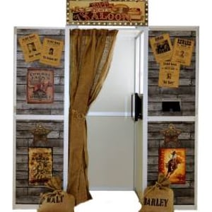 The stunning Wild West Saloon Bar Booth