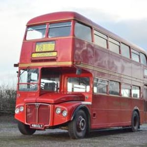 regional transport of shrewsbury shropshire Routemaster 490CLT RMC1490 double decker bus coach for hire