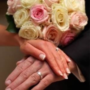 Avalanche & Sweet Avalanche Rose Hand Tied