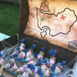 Candy Chest with candy cones