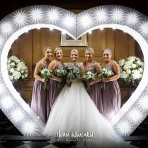 Stunning Heart & Bridal Party