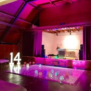 Heighington Village Hall, pretty in pink for a young ladies birthday party!! 