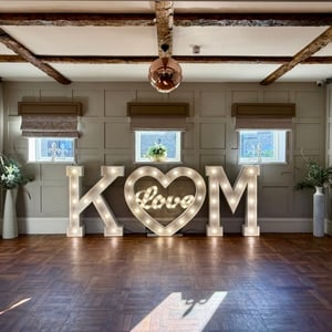 Bespoke wedding letter hire at The Manor House Hotel in West Auckland. 