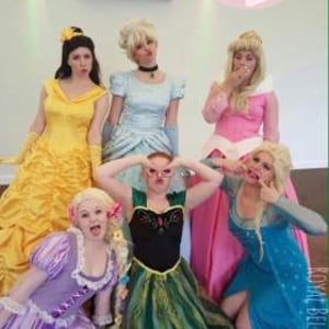 Our princesses having fun at our first ever ball