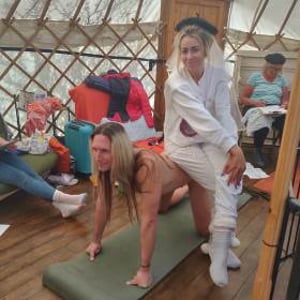 Requested pose - Lady Godiva!