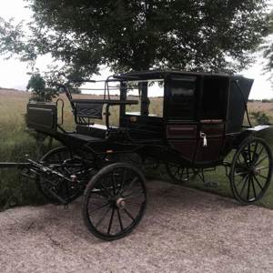Carriage - Georgian Landau Carriage Replica from Marc Lovatt and The Cavalry of Heroes Film Horses and Carriages