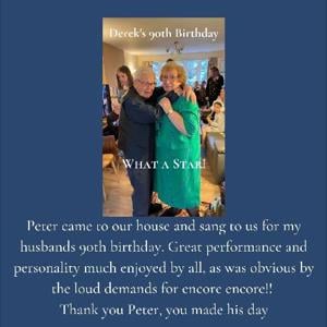 Derek's 90th Birthday
