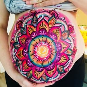 Baby Bump Painting
