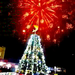 Festive firework displays…