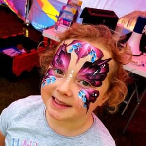 pink black butterfly Julie sewerby