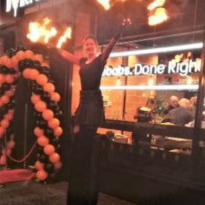 Lana Melville Equity Member M00254463 Performing at German Donar Kebab 85-87 Lothian Road EH3 9AW