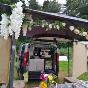 Coffee van with decor 1