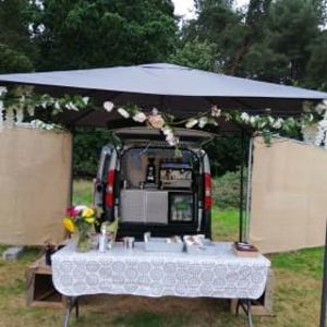 Glamorous coffee stand 