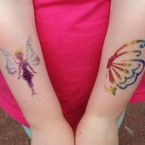 Glitter Tattoo Butterfly & Fairy
