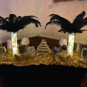 Enchanted sweet table gold