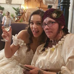 Anji's wedding at Harlaxton Manor