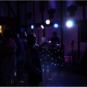 Black Star Cloth & Par Can Lights