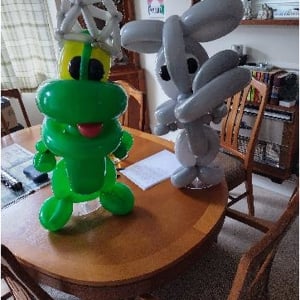 Toad king and elephant (medium)