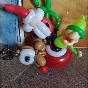 Xmas donut centre piece