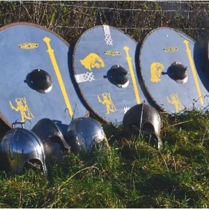 helmets and shields
