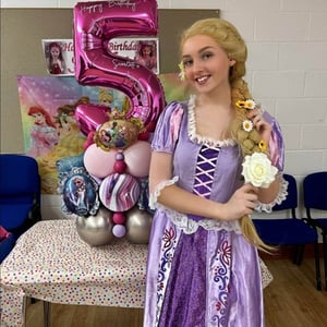 rapunzel princess party kent princess to hire tangled entertainer
