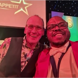 With BGT star Steve Royle