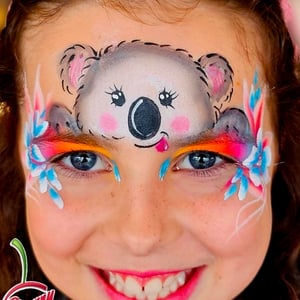 Cherry face painting Glasgow