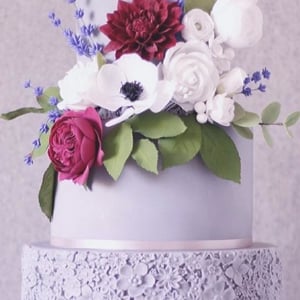 Grey wedding cakes
