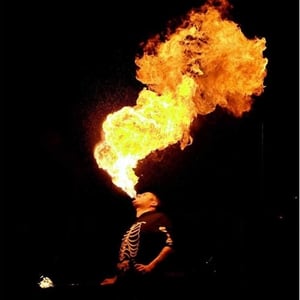 Fire performer