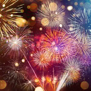 Mesmerizing Fireworks Display West Yorkshire