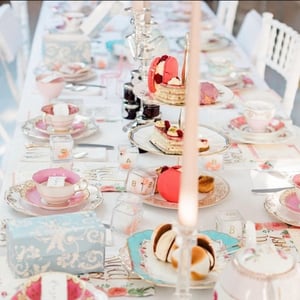 Baby Shower Table Scape