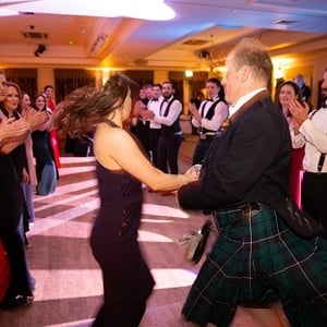 Rock Ceilidh Band D Ness spinning STW