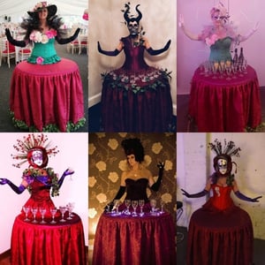 Human Champagne Table 