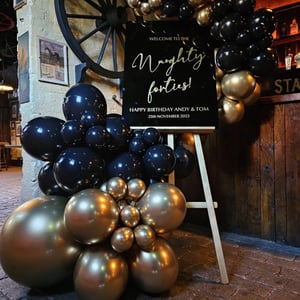 Welcome easel for 40th Birthday 