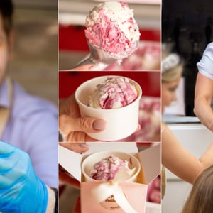 locally sourced gelato and soft serve