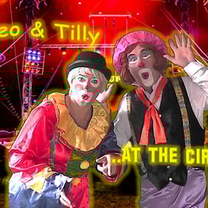 Dromeo & Tilly Circus Parties Text.png
