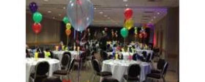 Holiday Inn Maidenhead Chair Cover Hire and Balloons Decorations