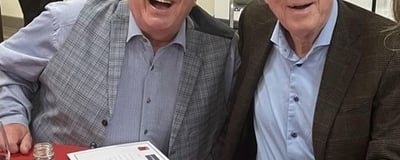 Austin Knight & Harry Redknapp.