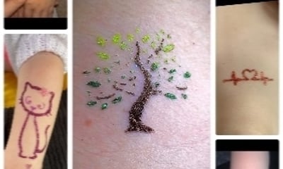 Professional Glitter Tattoos